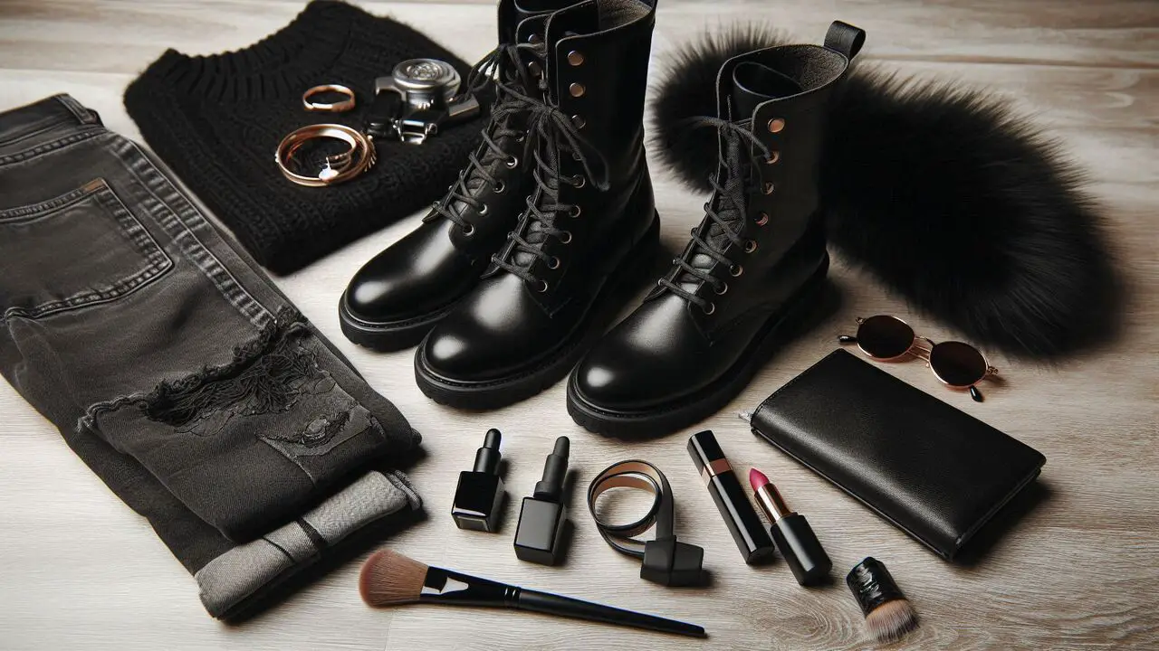 Accessorizing Your Black Jeans And Black Boots Outfit