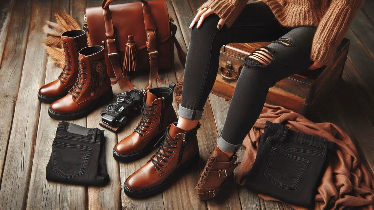 Best Outfit Ideas For Styling Black Jeans And Brown Boots For Women - From Casual To Office-Appropriate