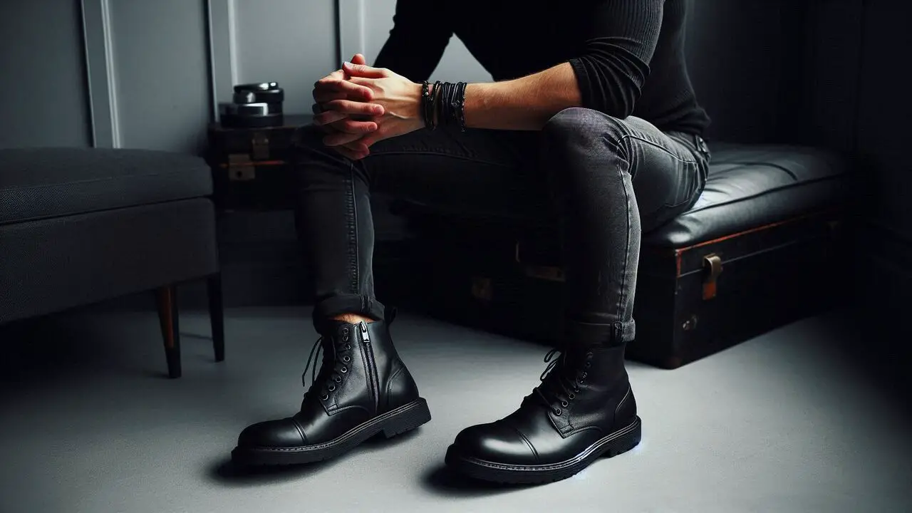 Black Jeans With Black Boots Outfit Ideas For Men In Brief Suggestions