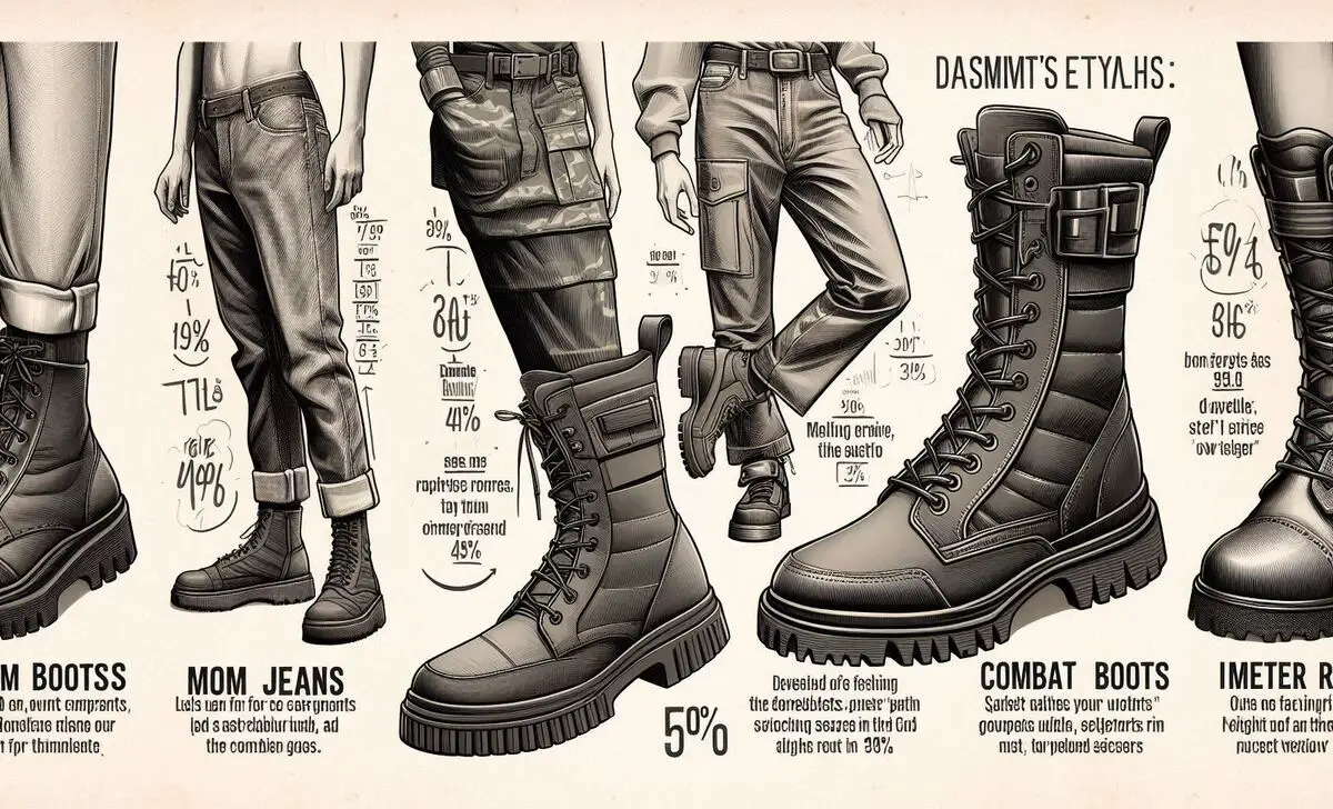 Combat Boot - A High-Cut Footwear