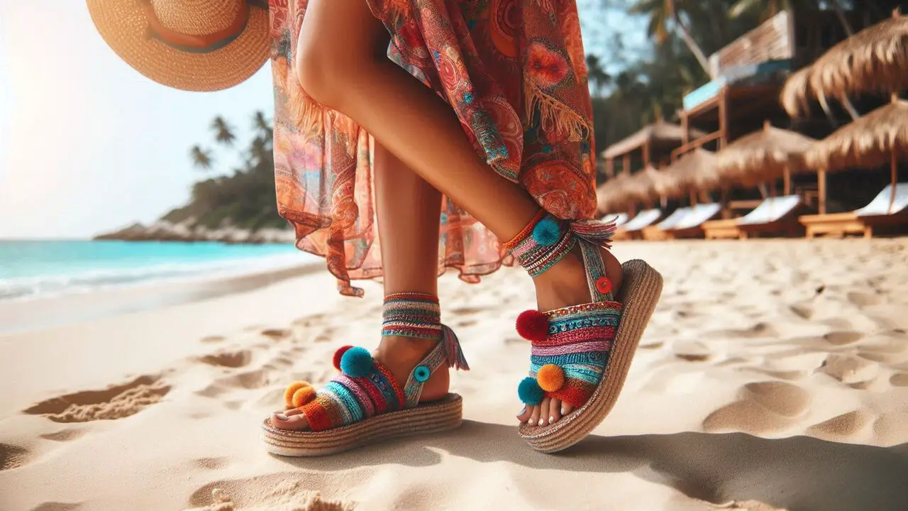 Flowy Top and Sandals (Boho Look)