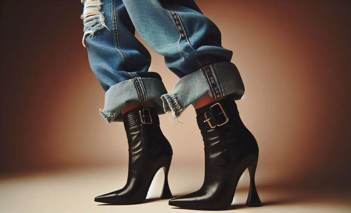 Heeled Boots For An Edgy Vibe