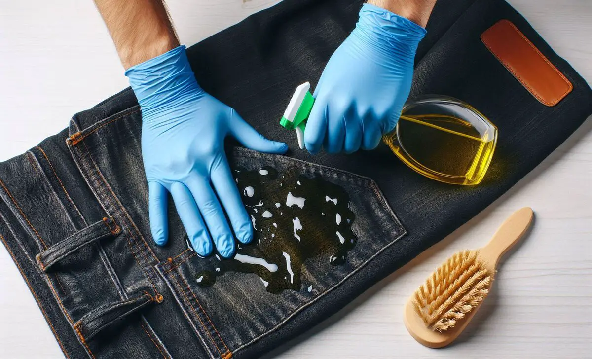 How To Get Oil Stain Out Of Black Jeans Step-By-Step Process