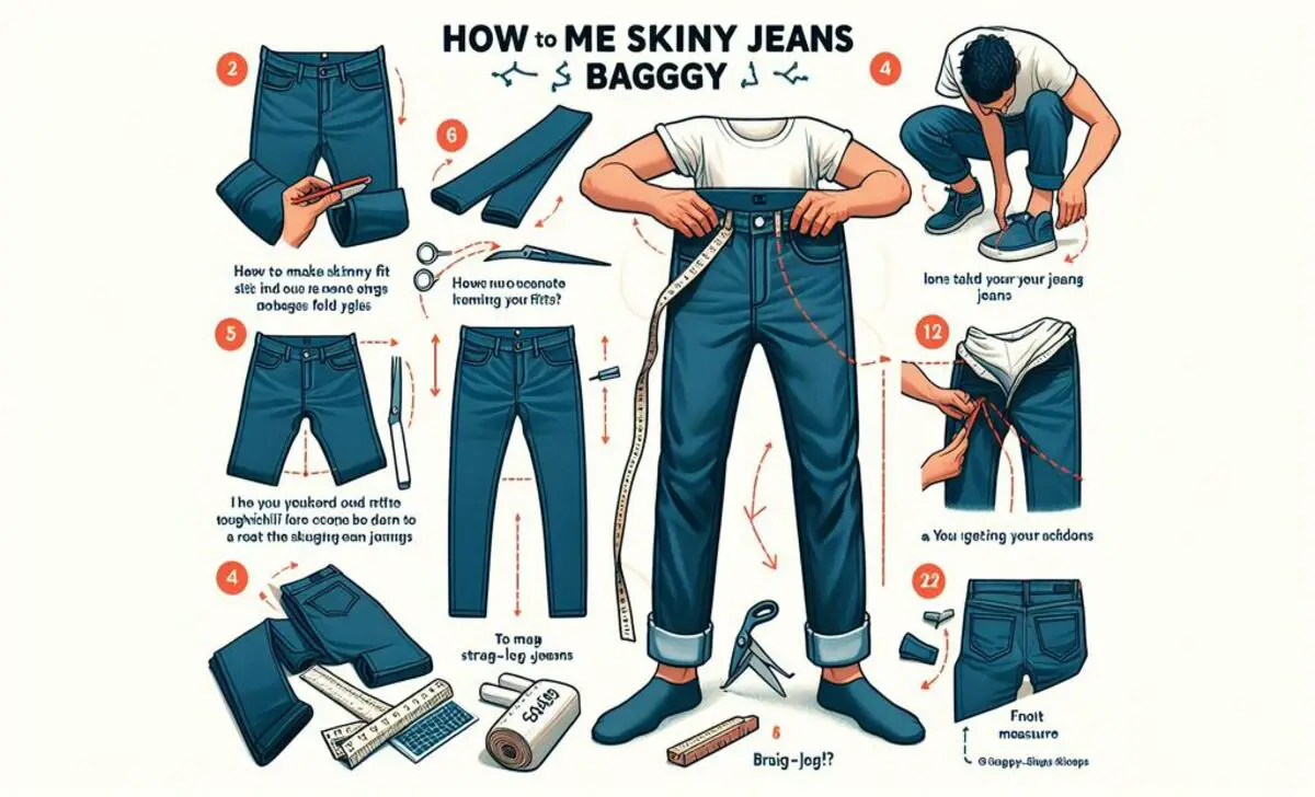 How To Make Skinny Jeans Baggy Step-By-Step Guide