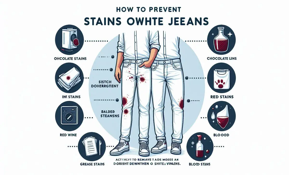 How To Prevent Stains On White Jeans