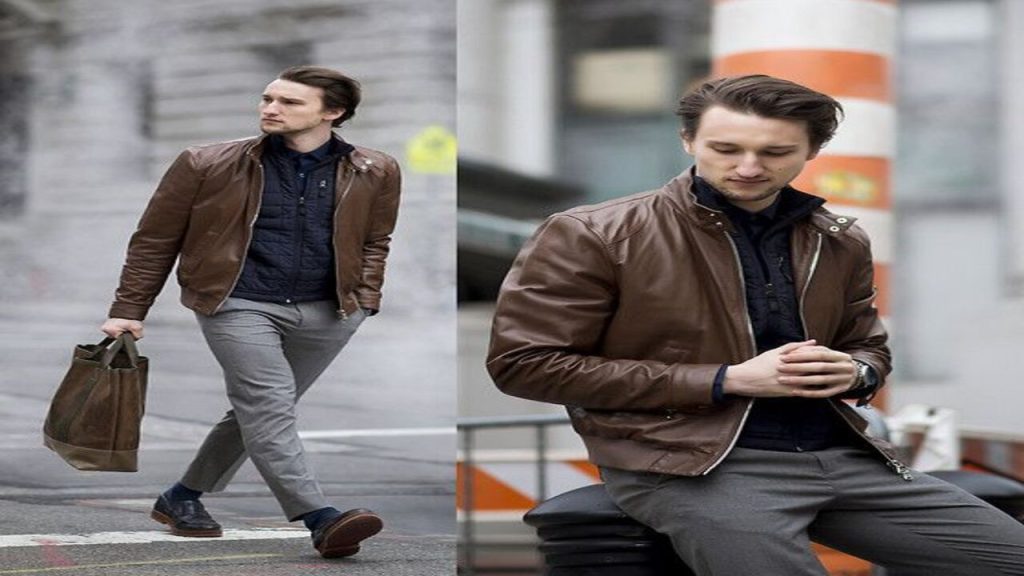 How to Wear a Brown Jacket with Grey Pants: Styling Tips