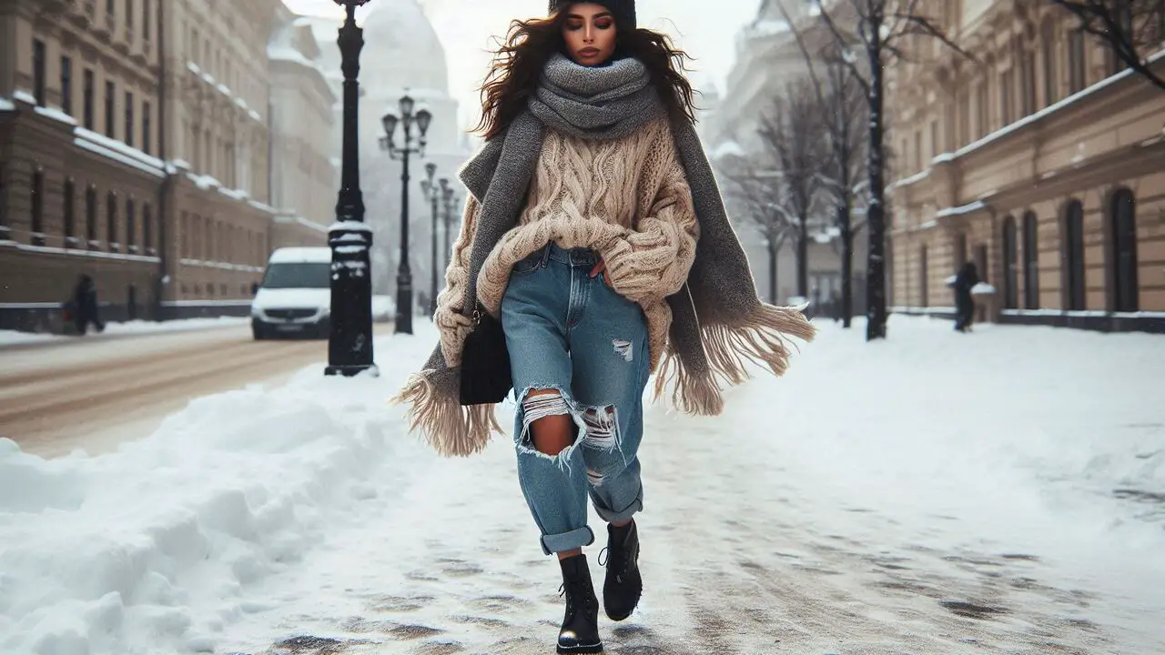 How To Wear Distressed Jeans In Winter – Both Gender Ideas