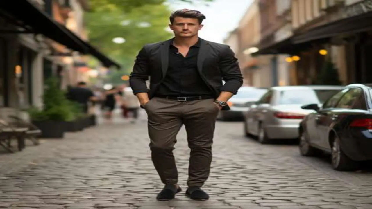 Wear A Black Blazer With Khaki Pants - Chic Guide