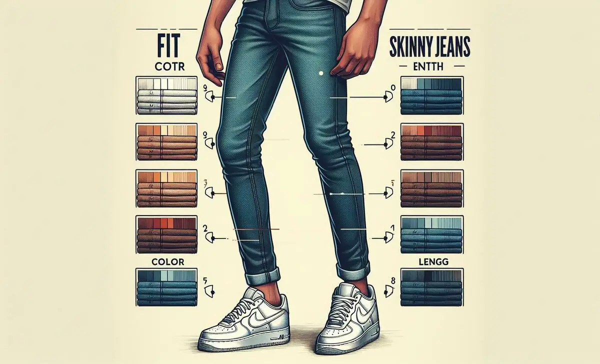 Selecting The Skinny Jeans