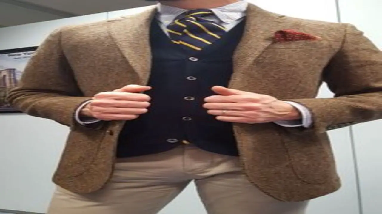 How To Wear A Brown Jacket With Grey Pants- Elevate Style