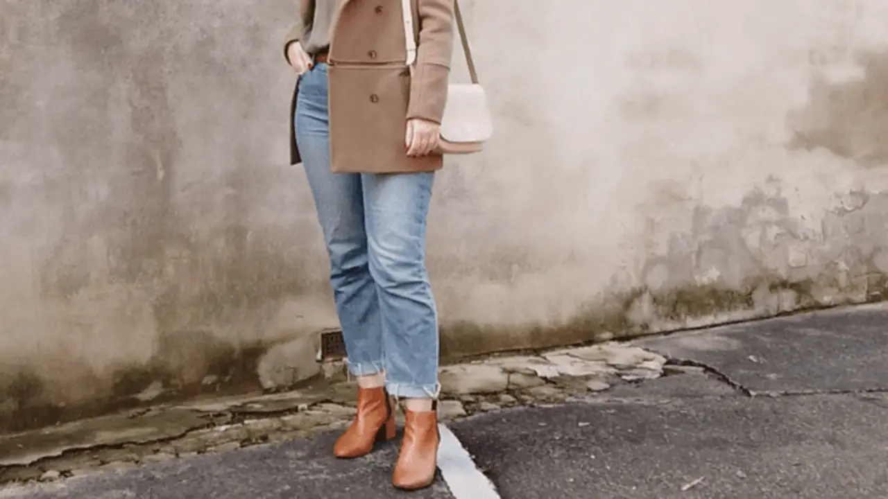 Suede Ankle Boots With Boyfriend Jeans