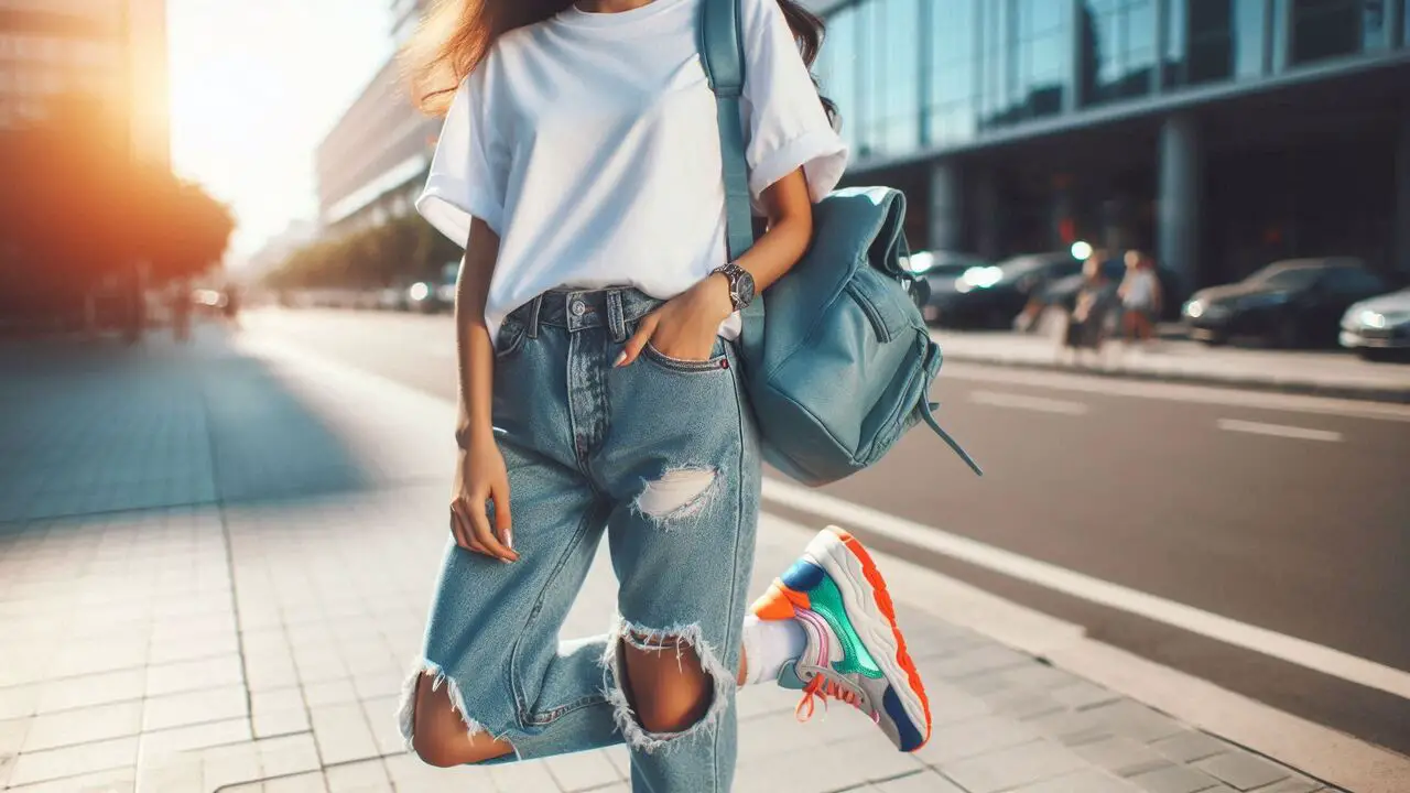 T-Shirt and Sneakers (Casual Look)