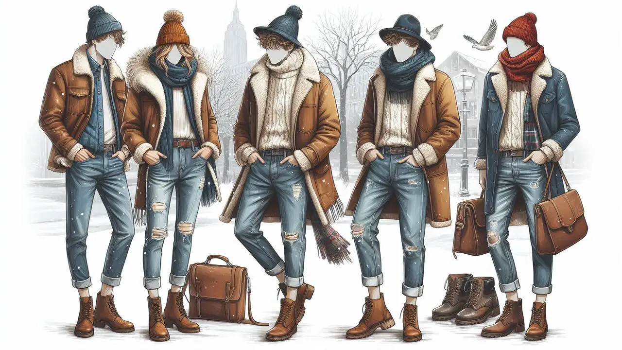 The Art Of Styling Boyfriend Jeans In Winter