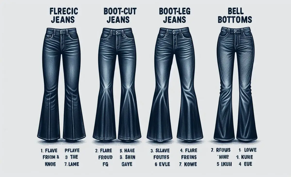 The Difference Between Flared Jeans And Other Styles