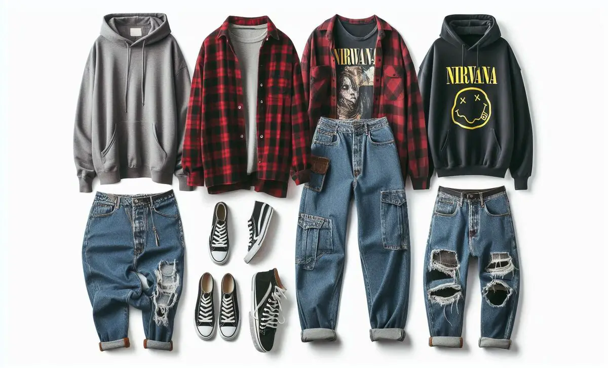 What Are Some Grunge Outfit Ideas With Baggy Jeans For Men