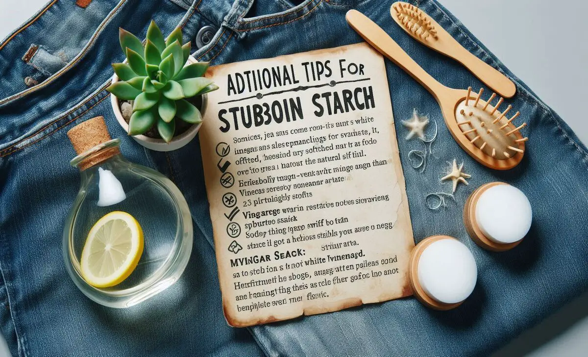 Additional Tips For Stubborn Starch