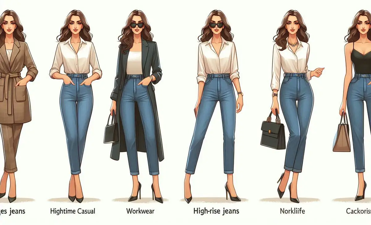 High-Rise Jeans For Different Occasions