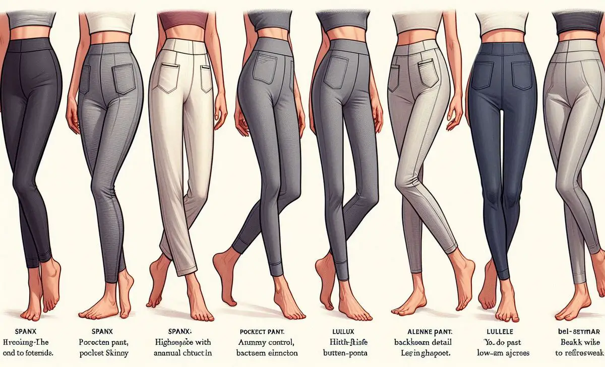 Some Women's Pocketless Pants Brand Names