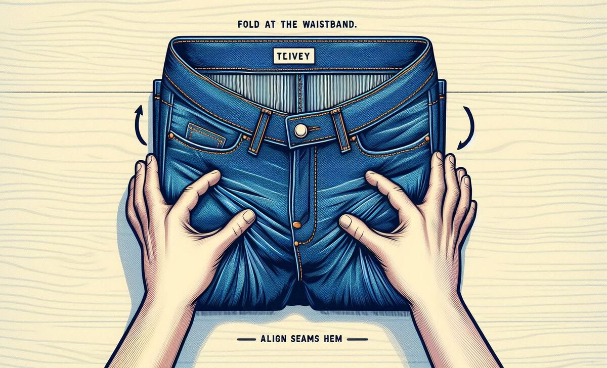 Fold The Jeans Neatly