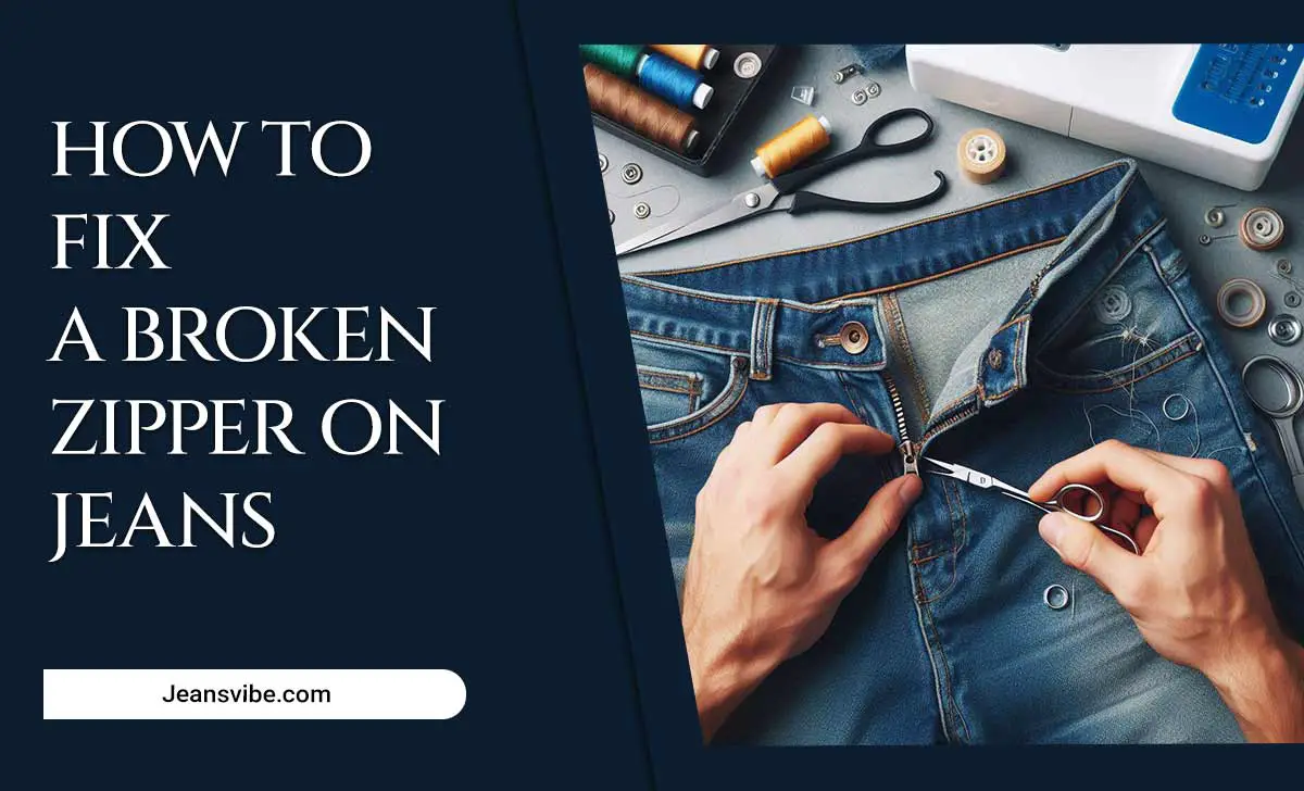 How To Fix A Broken Zipper On Jeans