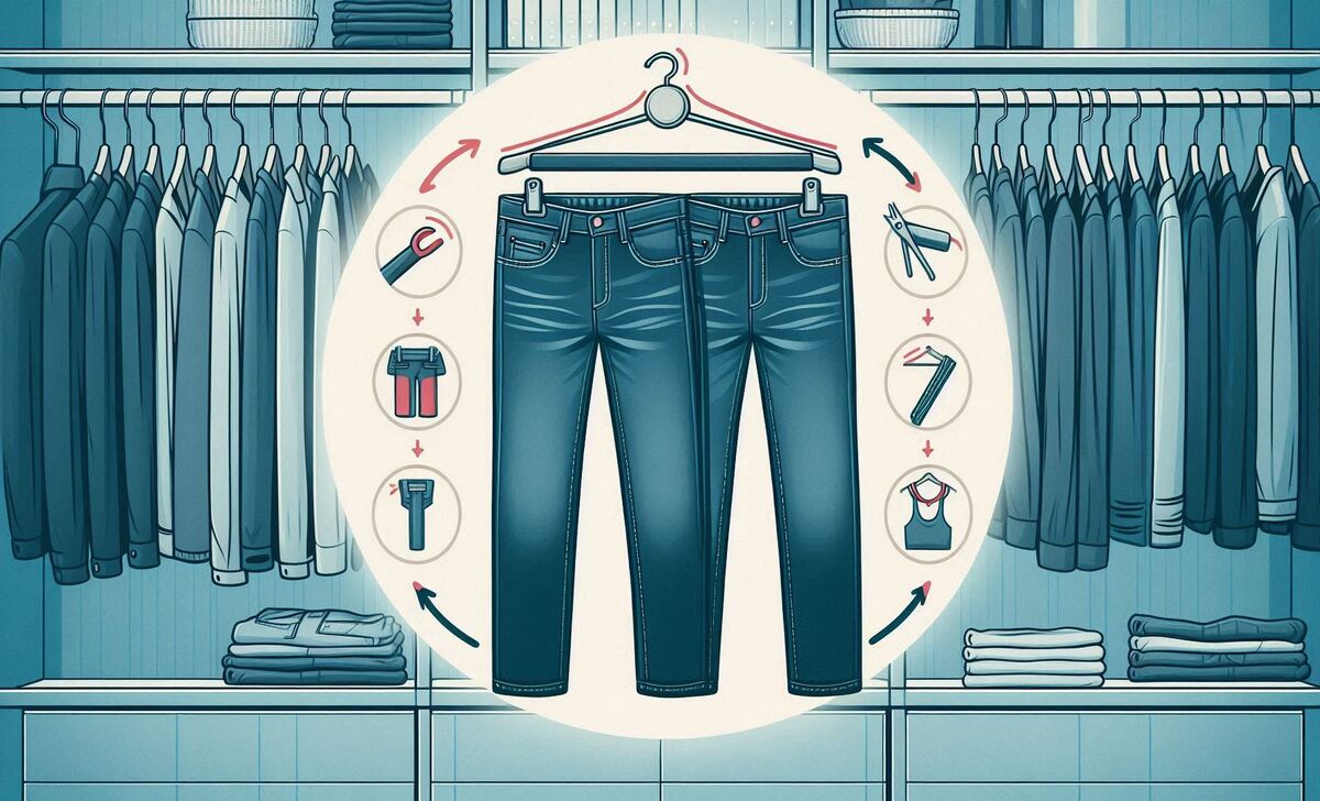 Step-By-Step Guide On How To Hang Jeans On A Hanger