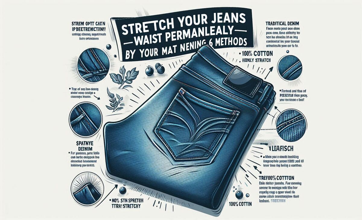 Stretch Your Jeans Waist Permanently - By Following 6  Methods