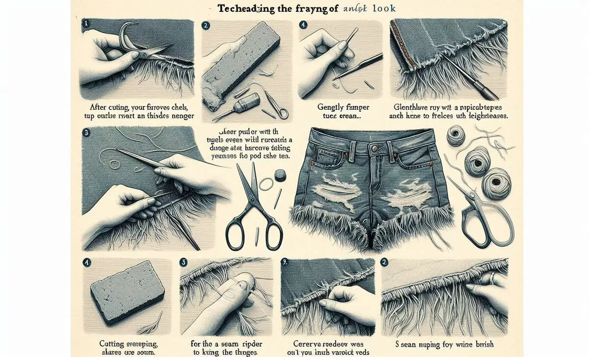 Techniques For Creating The Frayed Look