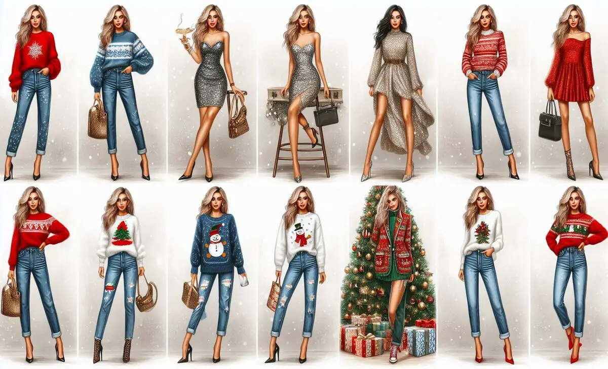 7 Christmas Jeans Outfit Ideas