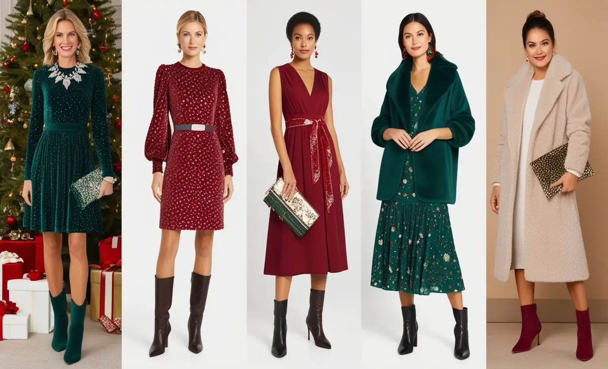 How To Style Christmas Frocks With Accessories