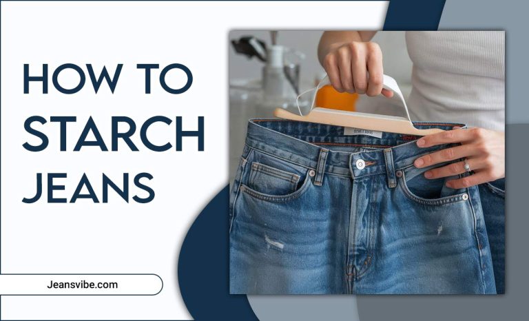 Best Ways To Starch Jeans For A Crisp, Sharp Look