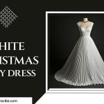 White Christmas Party Dress For A Festive Celebration