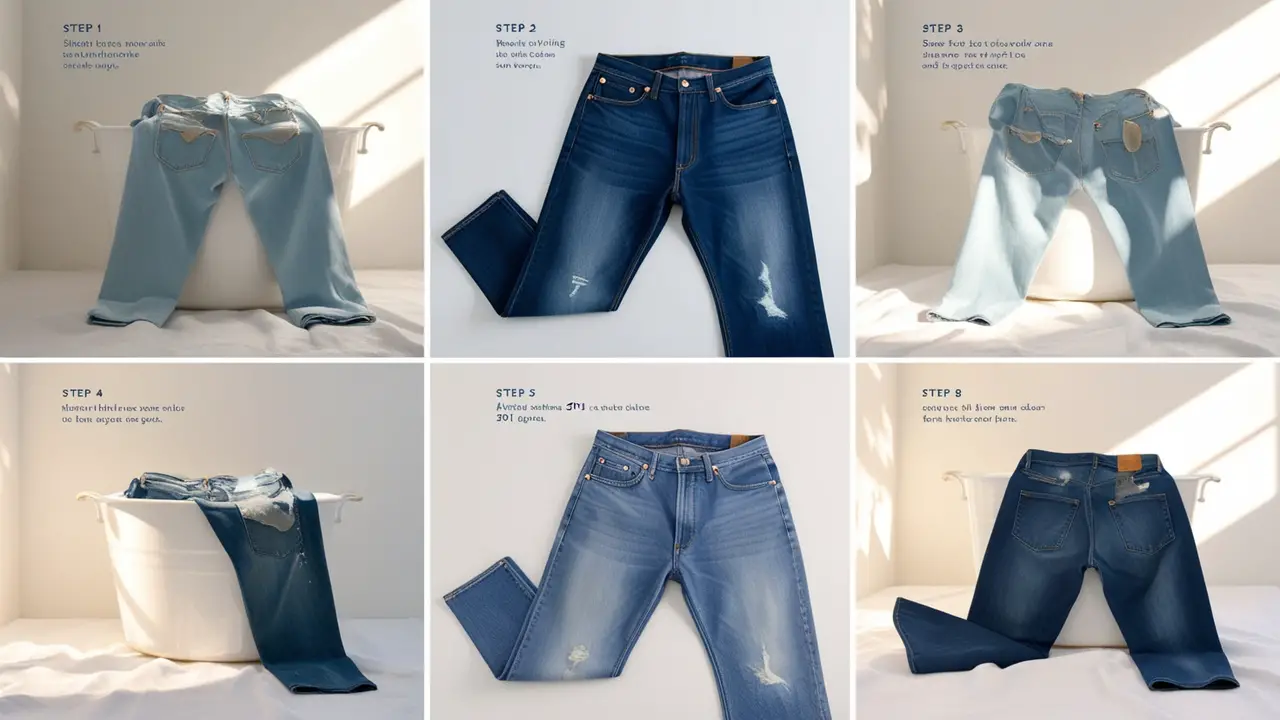 Steps To Wash 501 Jeans - Removing Tough Stains