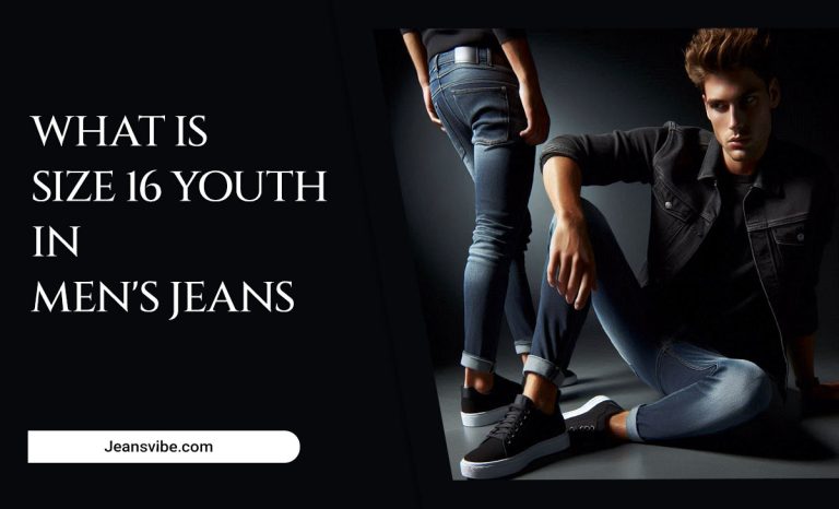 What Is Size 16 Youth In Men’s Jeans?