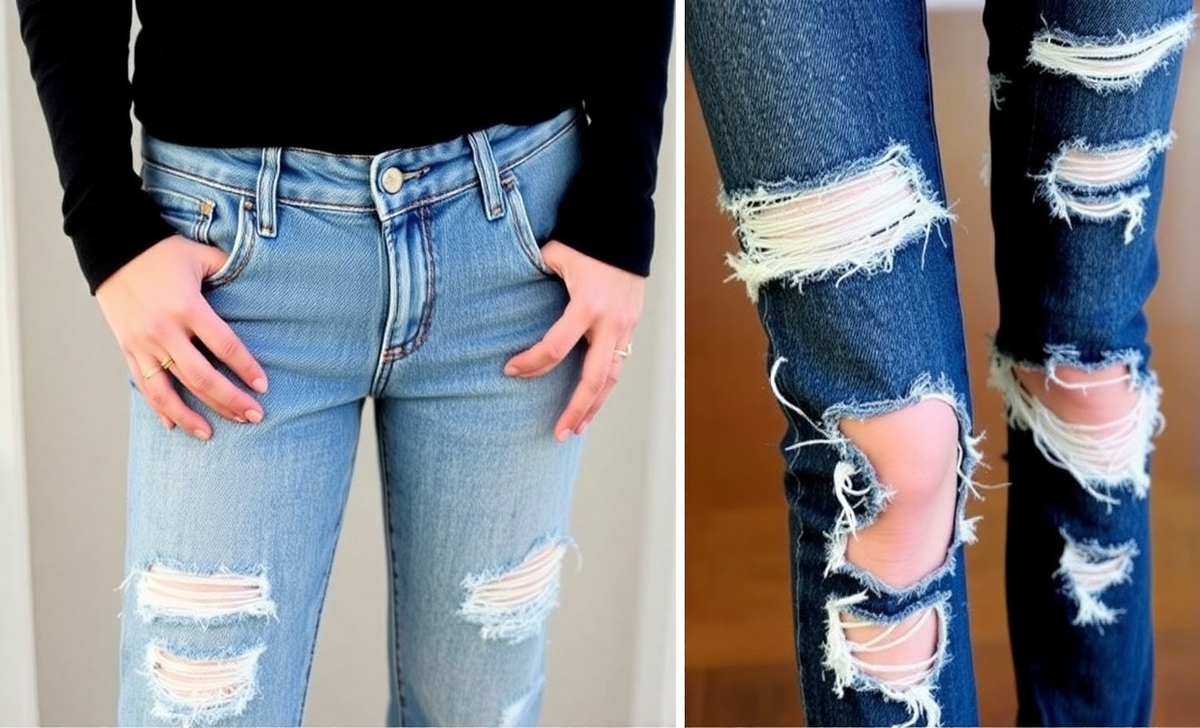 Basic Techniques For Distressing Jeans