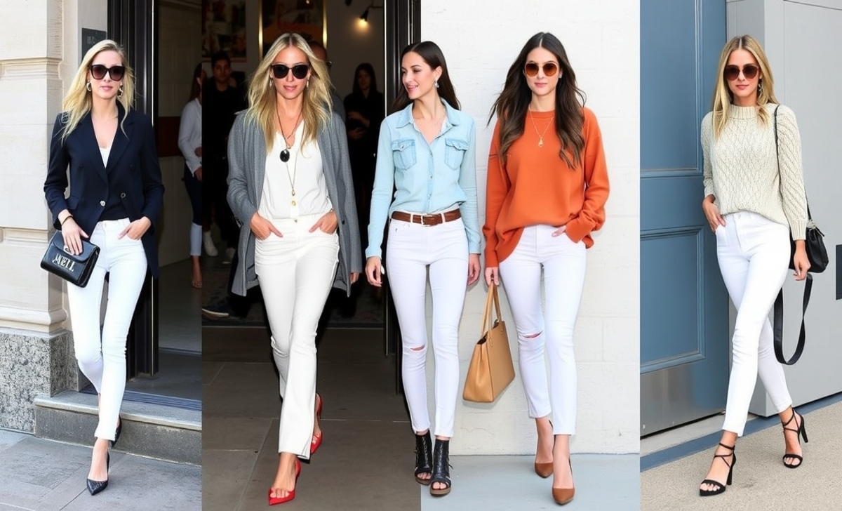 Celebrity And Influencer Inspiration For White Denim