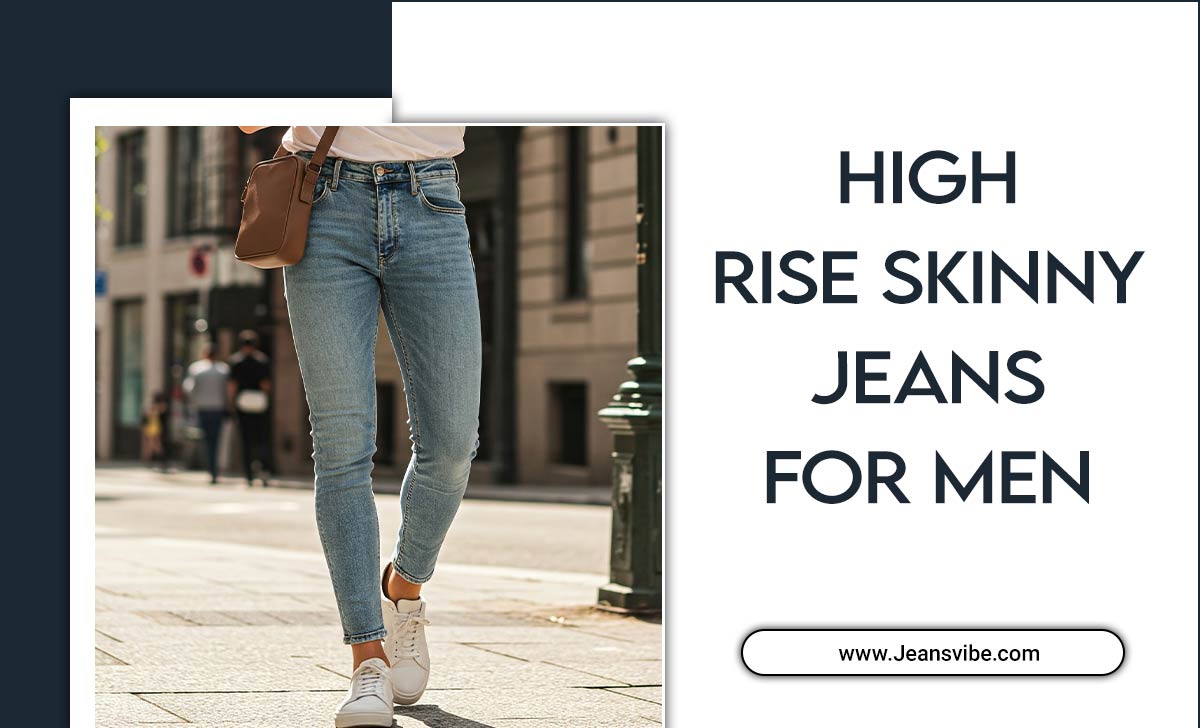 High Rise Skinny Jeans For Men