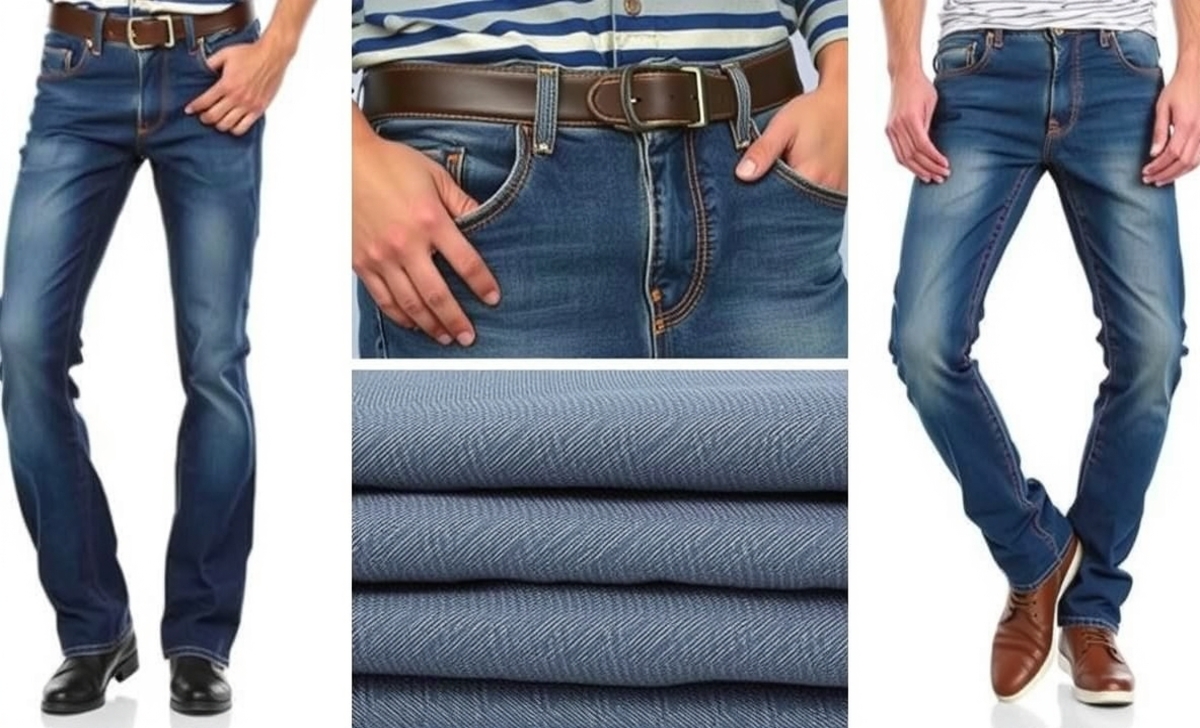 Top Materials and Fabrics for Men's Bootcut Jeans