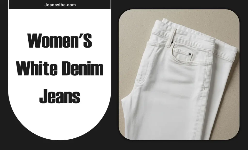 Women'S White Denim Jeans