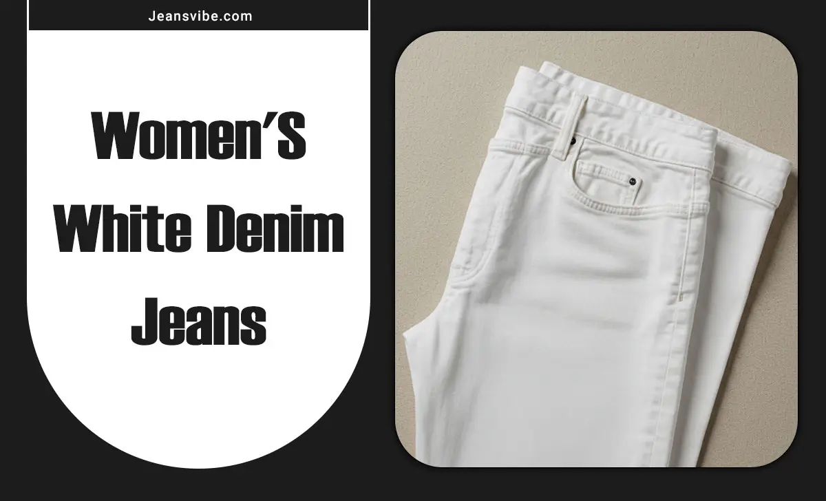Women'S White Denim Jeans