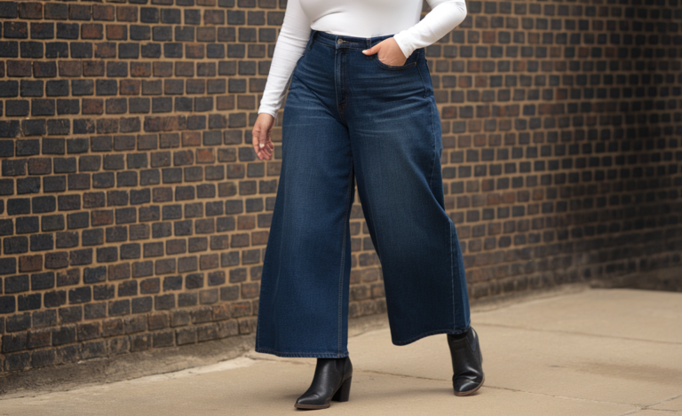 Stylish High Rise Denim Jeans For Plus Size