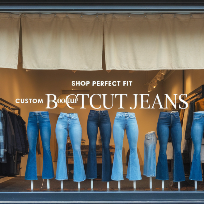 Shop Perfect Fit Custom Bootcut Jeans