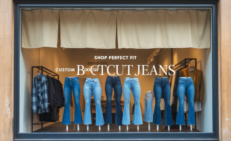 Shop Perfect Fit Custom Bootcut Jeans Now!