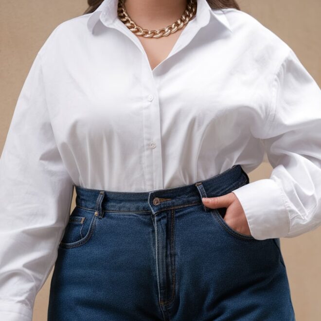 Trendy Plus Size Jeans For Tall Women