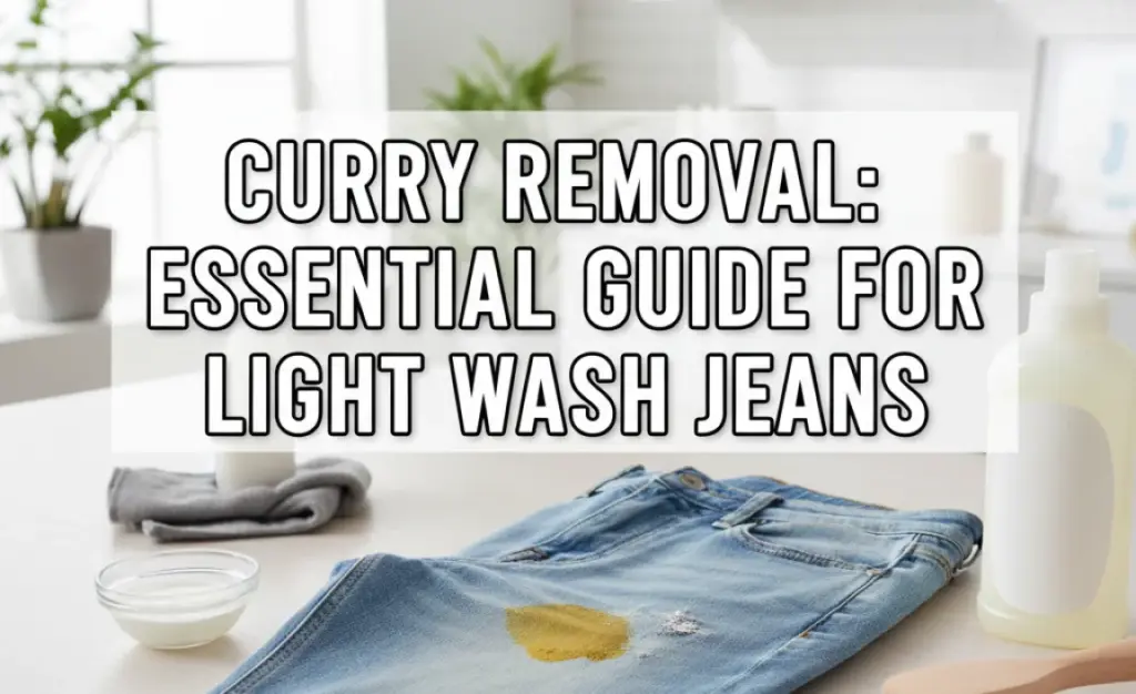 Curry Removal: Essential Guide For Light Wash Jeans