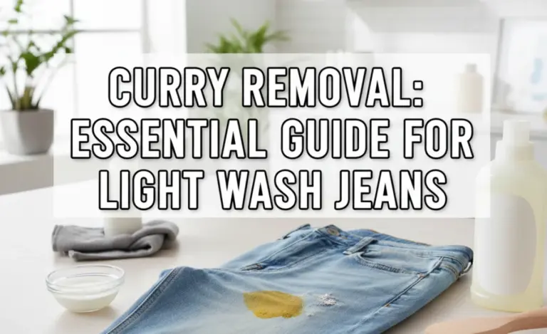 Curry Removal: Essential Guide For Light Wash Jeans