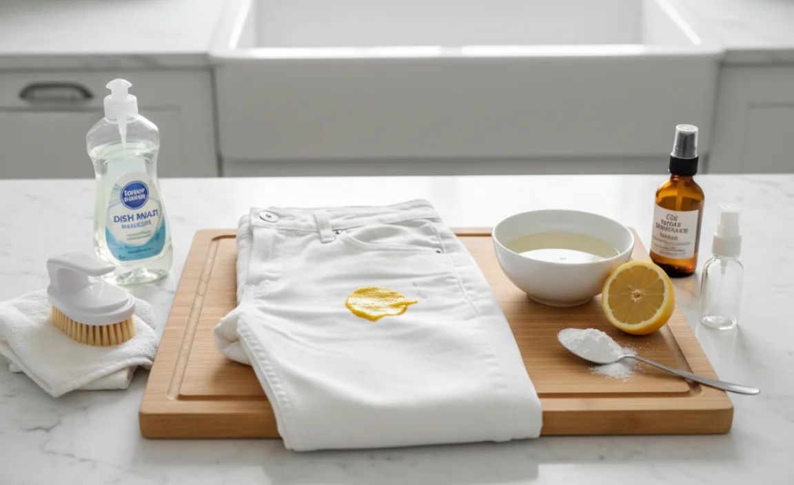 Essential Tools for Mustard Stain Removal