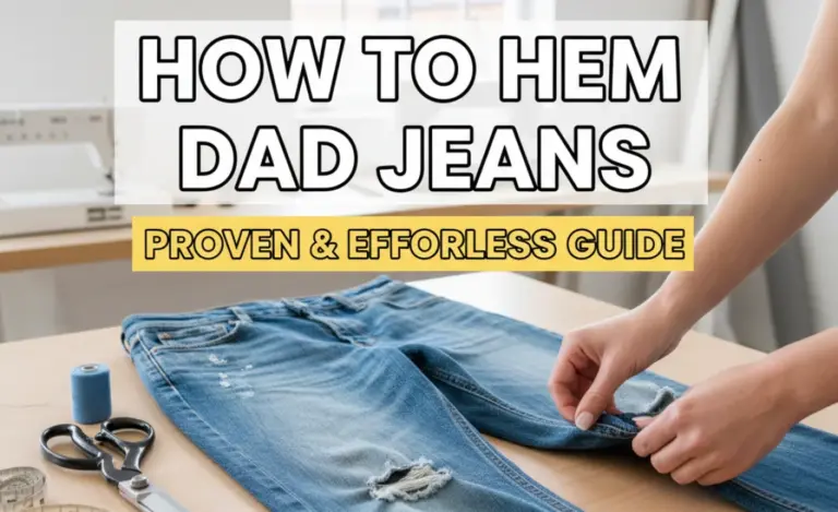 How to Hem Dad Jeans: Proven & Effortless Guide