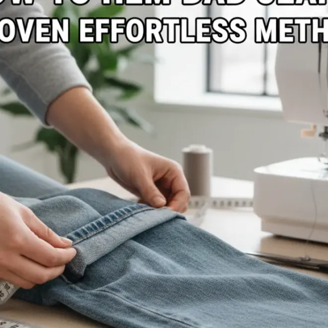 How to Hem Dad Jeans: Proven Effortless Method
