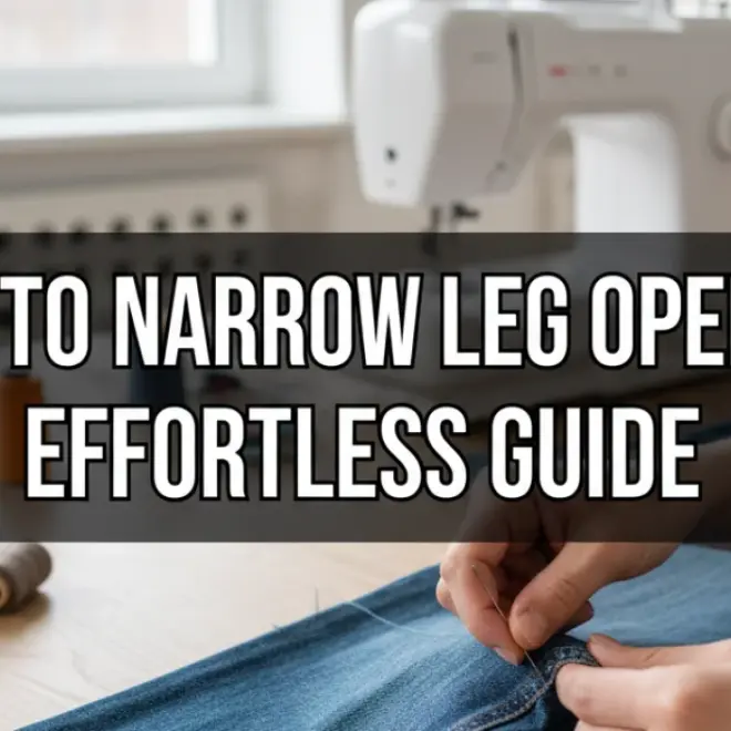 How to Narrow Leg Opening: Effortless Guide