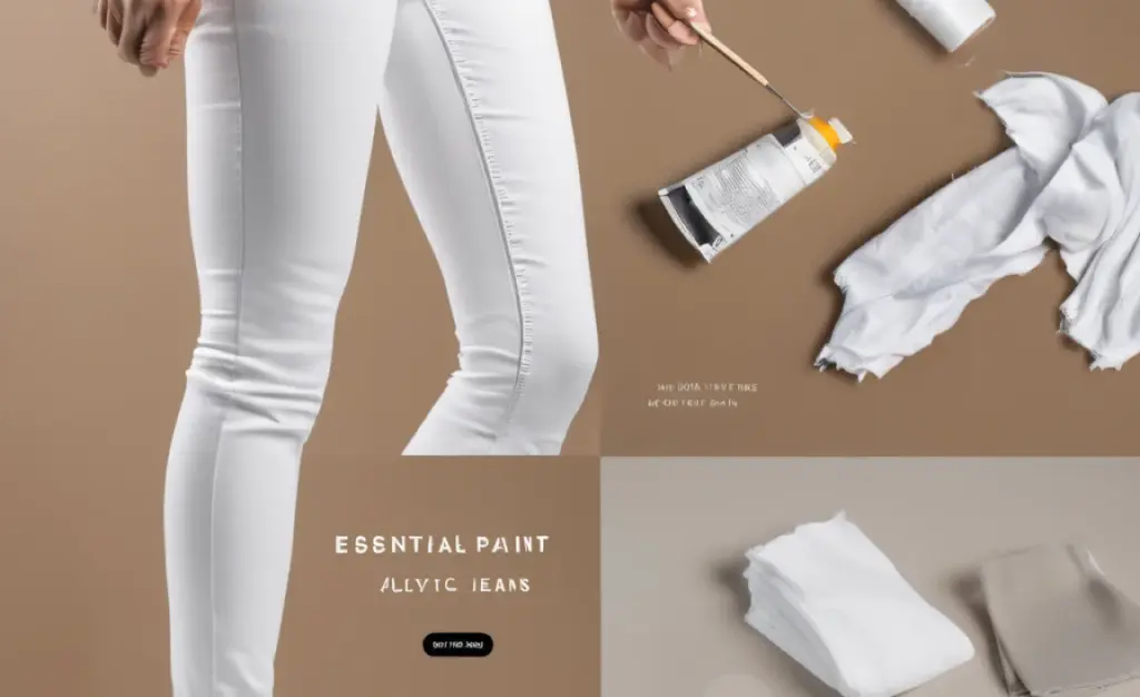 How to Remove Acrylic Paint: Essential White Jeans Guide